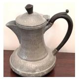 Antique Metal Pitcher - 8" Tall