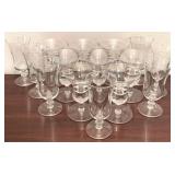 Lot of 15 Glasses - 5" Tall