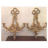 2 Hanging Candle Holders - 26" x 17"
