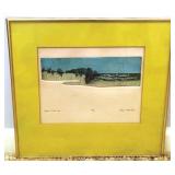 Signed Print #40/100 by J. Shell - 15 x 16