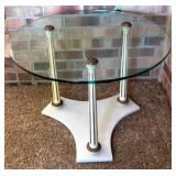 Glass Top Table - 20" x 26"