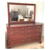 Craftique Dresser & Mirror - 67" x 57" x 21"
