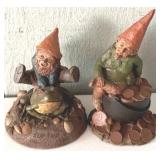 Tom Clark "Leap Frog" & "Zurich" Gnome Figures