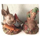 Tom Clark "Yule" & "Haredini & Trickx" Gnomes
