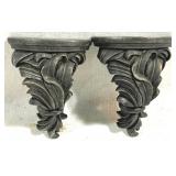 2 Wall Corbel Shelves - 9" x 6" x 3"