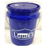 Lowes Plastic Bucket & Lid - 12" x 14"