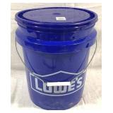 Lowes Plastic Bucket & Lid - 12" x 14"