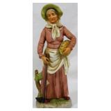 Homco Old Lady Figurine 10"
