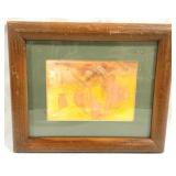 Framed Watercolor - Signed - 12" x 10"