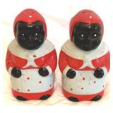 Black Americana Shaker Set - 5.5" Tall