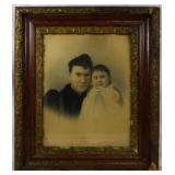 Vintage Framed Photograph 28.5x24.5