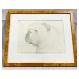 Framed Pencil Drawing - 14" x 17"