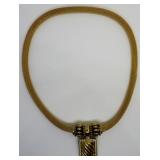 Mesh Rope Pendant Necklace