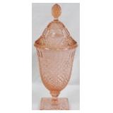 Pink Miss America Tall Lidded Urn