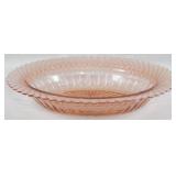 Miss America Pink Depression Glass Oval Bowl