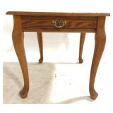 Wood Side Table - 21" x 21" x 26"