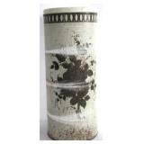 Large Metal Canister w/ Lid - 22" x 9"