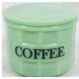Jadeite Coffee Container 3.5"