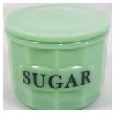 Jadeite Sugar Container 3.5"
