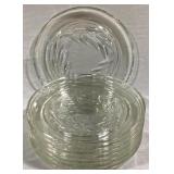 8 Glass Plates 8"