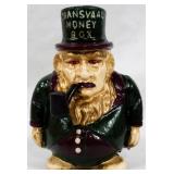 Leprechaun Cast Iron Bank 6"