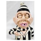 Cast Iron Prisoner Bank 8"