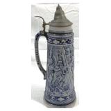 J.W. Remy 939 Lidded Stein, made in Germany