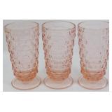 3 Whitehall Pink Iced Teas 6.5"