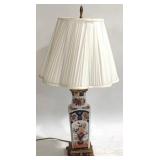 Oriental Porcelain Table Lamp 25"