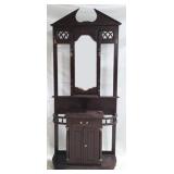 Carved Mahogany Hall Tree