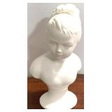 Woman Bust Statue - 10" Tall (Plaster)