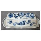 Blue Danube Blue Onion Stick Butter Dish