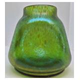 Loetz Art Glass Pinch Form Vase