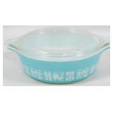 Pyrex Butterprint Covered Dish 3x8x6.5