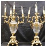 Monumental Martin Benito Pair Candelabra