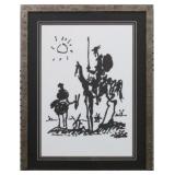 DON QUIXOTE SILKSCREEN BY PABLO PICASSO