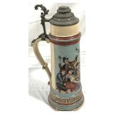 Vintage Hanke German Beer Stein w/ lid