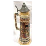 Vintage Gerz German Beer Stein w/ lid