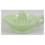 Jadeite Juicer 3x7x5.5, uranium glass