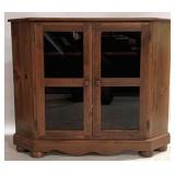 2 Door Low Corner Cabinet, scratched