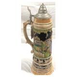 Vintage Schmid 3L German Beer Stein w/ lid