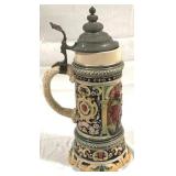 Vintage Gerz German Beer Stein w/ lid