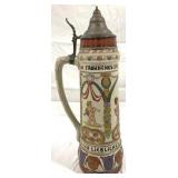 Vintage German Beer Stein w/ lid