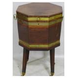 English George III lift top wine cellaret