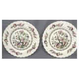 Pr Myott Staffordshire Indian Tree Plates 10