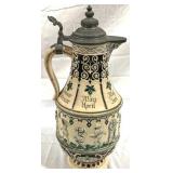 Vintage Marzi & Remy German Beer Stein w/ lid