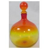Blenko Amberina Decanter 11.5"