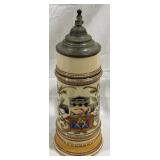 Vintage German Beer Stein w/ lid