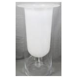 Large 2 Part Glass Vase 24"