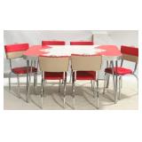 Immaculate Retro 1950s Red Dining Set